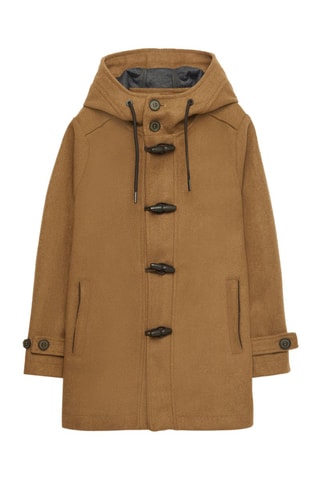 Cappotto con cappuccio - Marrone