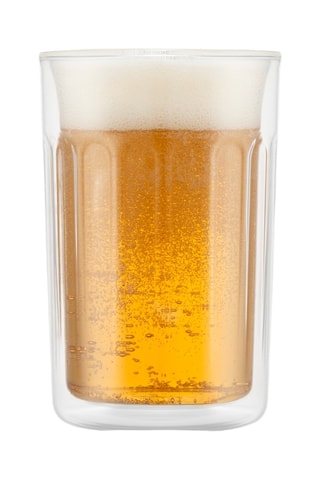 2 Dubbelwandige Bierglazen Chicago - 350 ml
