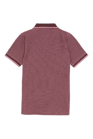 Polo regular fit - Burdeos