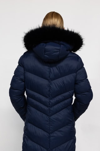 Anorak con capucha Dorina - Azul marino y negro