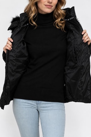 Anorak con capucha Sofia - Negro