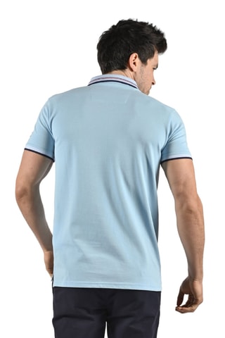 Polo regular fit Tinek - Celeste