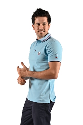 Polo regular fit Tinek - Celeste