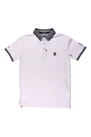 Polo regular fit Tinek - Blanco