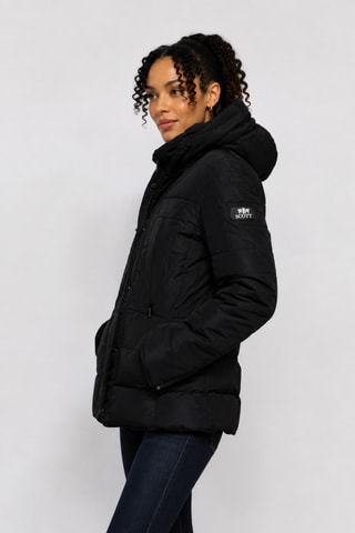 Anorak con capucha Bella - Negro