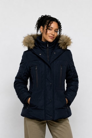 Anorak con capucha Bella - Azul marino