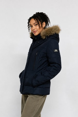 Anorak con capucha Bella - Azul marino