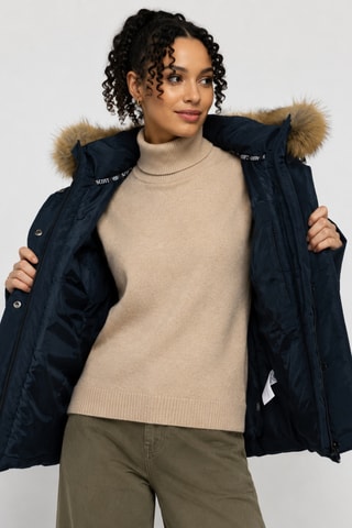Anorak con capucha Bella - Azul marino
