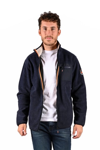 Chaqueta de canalé Kordou - Azul marino