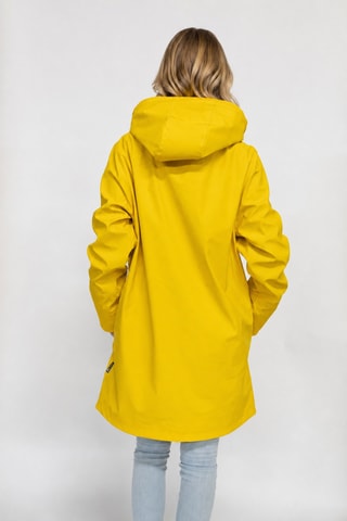 Parka impermeable con capucha Raina - Amarillo y negro