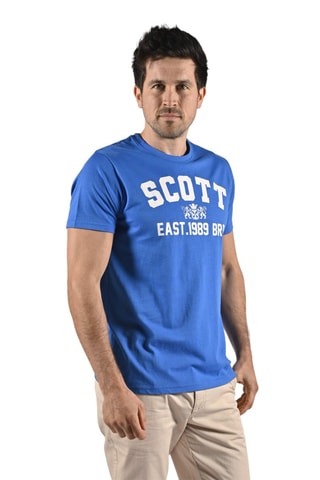 Camiseta Kylio - Blanco y azul