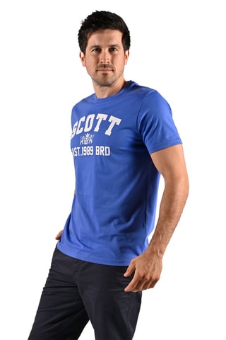 Camiseta Kylio - Blanco y azul