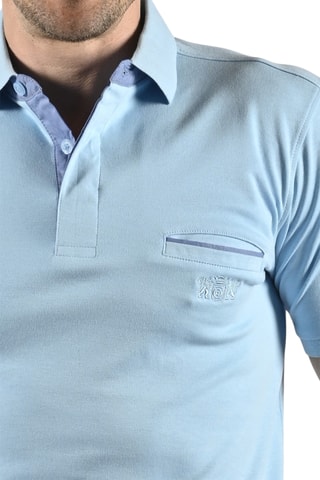 Polo regular fit Tikar - Azul