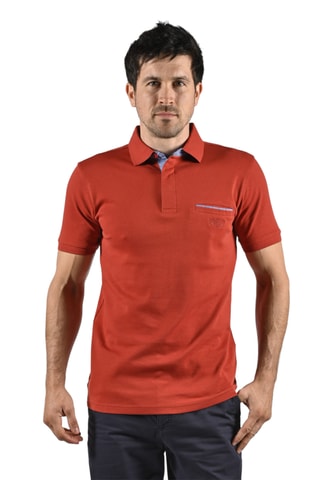 Polo regular fit Tikar - Burdeos