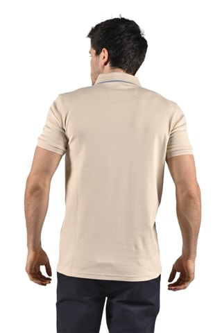 Polo regular fit Tikar - Beige