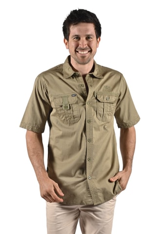 Camisa regular fit Laser - Verde