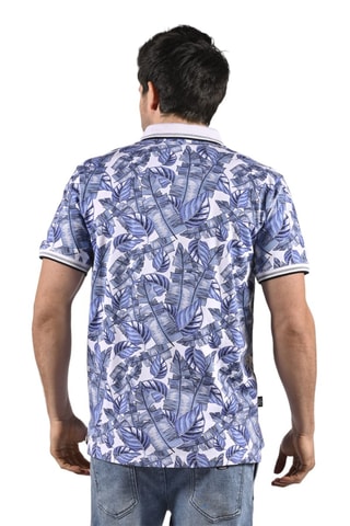 Polo Pechot - Blanco y azul