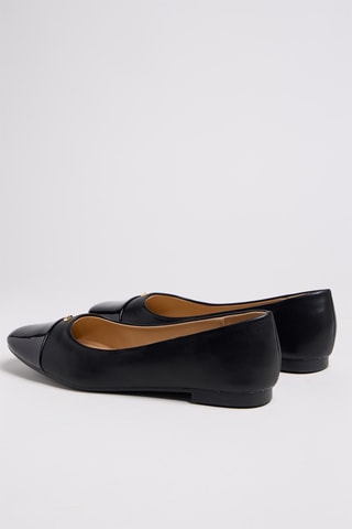 Ballerine in vernice - Nero