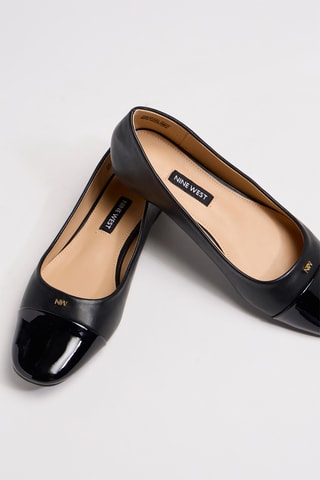 Ballerine in vernice - Nero