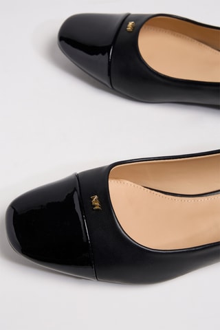 Ballerine in vernice - Nero