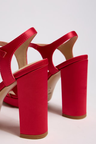 Sandali con tacco - Fucsia