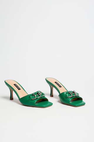 Sandali con tacco - Verde