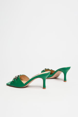 Sandali con tacco - Verde