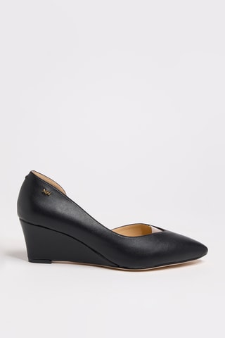 Décolleté con zeppa - Nero