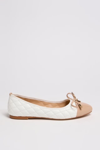 Ballerine in vernice - Bianco