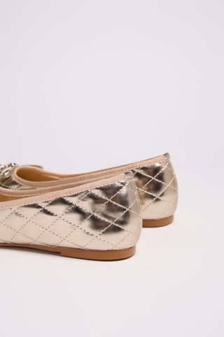 Ballerine in vernice - Dorato