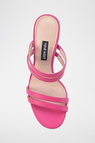 Sandali con tacco Ninfe - Fucsia