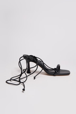 Sandali con tacco - Nero