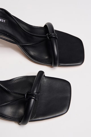 Sandali con tacco - Nero