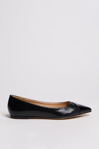 Ballerine in vernice - Nero