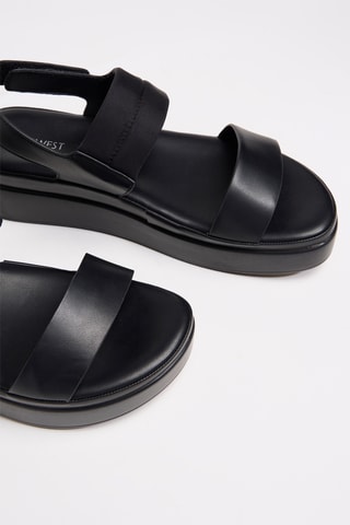 Sandali platform - Nero