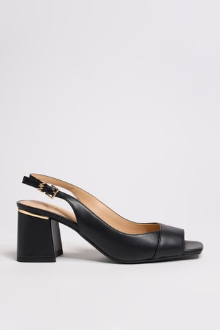 Sandali con tacco - Nero