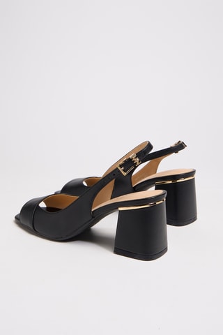 Sandali con tacco - Nero