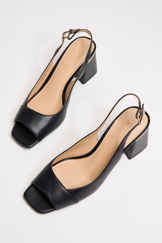 Sandali con tacco - Nero