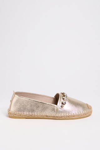 Espadrillas in pelle - Dorato