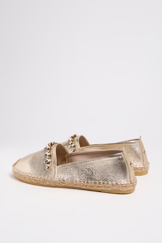 Espadrillas in pelle - Dorato