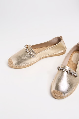 Espadrillas in pelle - Dorato