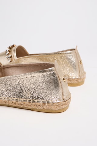 Espadrillas in pelle - Dorato