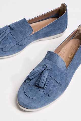 Mocassini in pelle - Navy