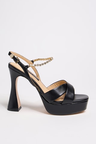Sandali con tacco - Nero