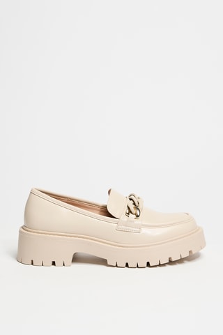 Mocassini platform - Beige