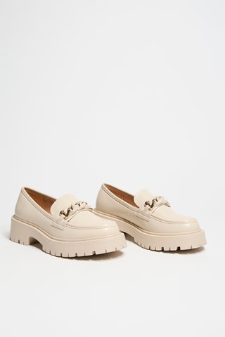 Mocassini platform - Beige