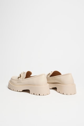 Mocassini platform - Beige