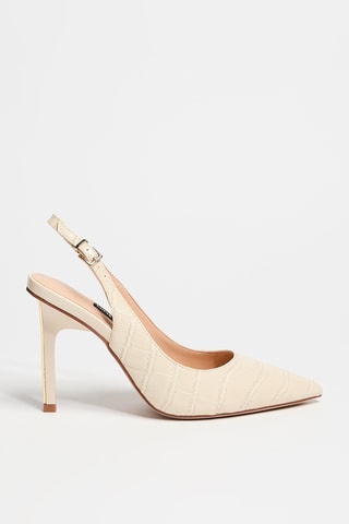 Décolleté in vernice - Beige