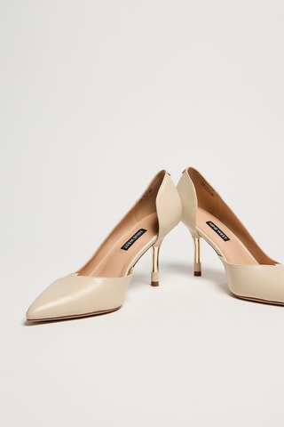 Décolleté Alb - Beige