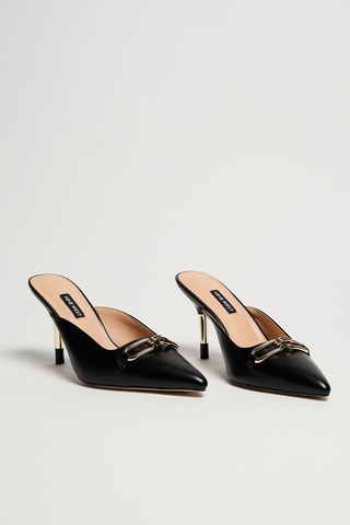 Sandali con tacco - Nero
